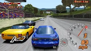Gran Turismo 2 - FR Challenge Gameplay (Mazda RX-7 Type RS '98)