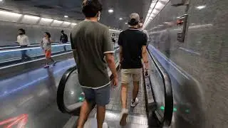 Metro Barcelona  - Walking Tour 4K - August 2022
