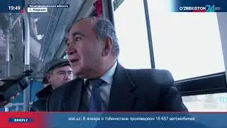 В Кашкадарьинскую область из Китая завезены общественные и туристические автобусы