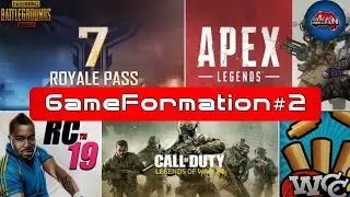 GameFormation #2 Rc 19 New Update,wcc 2 new update,Pubg Mobile new update,Cod mobile beta apk launch