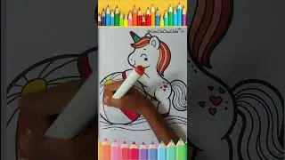 Easy Coloring My Little Pony Playing Ball with Cha Chi Chu Chibi