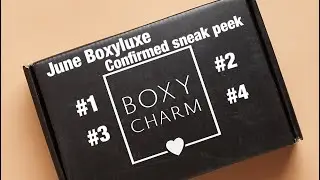 Boxycharm June boxyluxe 2021 confirmed sneak peek #boxycharm #boxyluxe #boxycharmsneakpeek #boxy