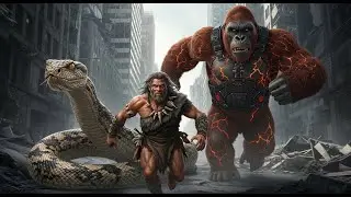 Primitive Man vs King Kong: The Epic Titanoboa Chase in Ruined City