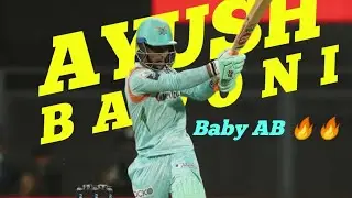 Ayush Badoni  Batting - Baby AB Ayush badoni | lucknow supergiants