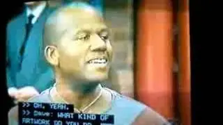 Damon Warren Artist from Venice Beach goes on Letterman Show FEB 2008