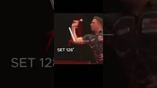 THROWING ANGLE 🎯 #darts #ai #pdc #gerwynprice