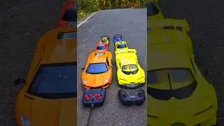 RC remote control power test Lamborghini mini car super racing Dekho🤪