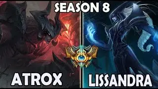 SKT FAKER plays Aatrox vs Lissandra - Ranked Challenger Korea