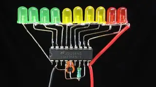 How to make a simple audio level vu meter using single ic