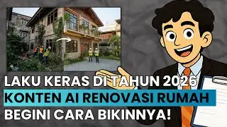 Konten Ini Lagi Naik di 2026! Tutorial Bikin Video Renovasi Rumah AI dari Nol