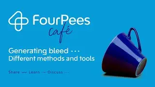 Four Pees Caf&eacute; - Generating bleed in the print process: Different ways and tools