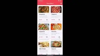 Pizza Menu App | Flutter Mobile Android