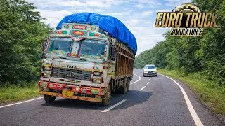 ETS2 DANGEROUS TRAFFIC: Can I Survive the Indian Highway? (Indian Truck Simulator)