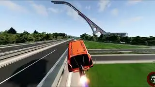 BeamNG.drive Fly Car Stunt 🔥 Realistic Crash Physics | Flying Cars Gameplay