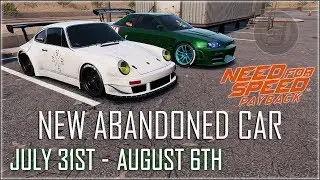 NFS Payback NEW Abandoned Car Location August 2018 Porsche 911 Carrera Abandoned Car NFS Payback