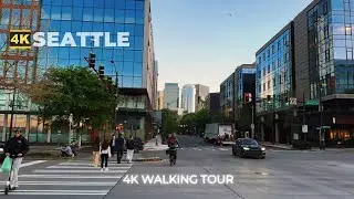 [4k] SEATTLE Walk : Lake Union to the Space Needle
