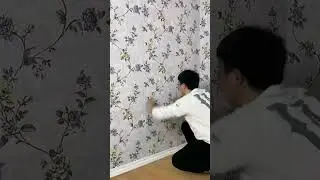 #Wall Decoration #Old House Renovation #Seamless Wall Pattern #homedecor #shortvideo