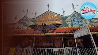 Haunted Mansion: Spooky Cheesy Dark Ride Experience at State Fair Meadowlands 2023 in 4K