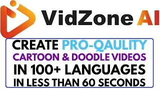 VidZone AI Review Demo Bonus - Animated AI Video Creator (Cartoon Videos, Doodle Videos)