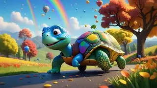 Five Ticklish Turtles Spin and Slide | Playful Kids Song | Nursery Rhymes and Preschool Learning