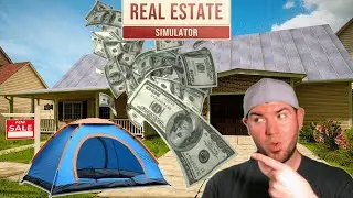 Selling Tents and Houses to Become a Millionaire! | Real Estate Simulator