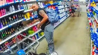 Police Surprise Walmart Shoplifter Right on the Spot