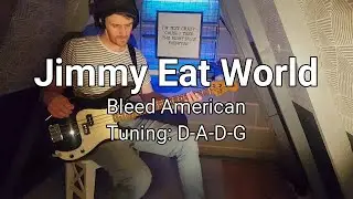 Jimmy Eat World - Bleed American bass cover (with tab)
