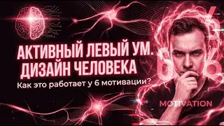 Активный ум. Дизайн человека. Много думать. Как работает у 6 мотивации?