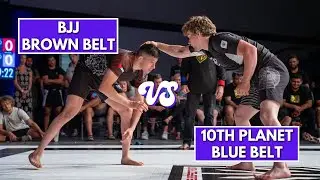 BJJ Brown Belt vs 10th Planet Blue Belt | Mahmoud Jabr vs Landon Weikle