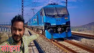 सोहना के पहाड़ों को चीर कर बनाई रेल लाइन हरियाणा मेवात   #mewativlog #sohnavlog