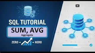 Aggregate function in SQL | Explain about SUM, AVERAGE aggregation SQL| SQL Tutorial | In 3 minutes