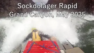 Sockdolager Rapid in an Aire 156D, Grand Canyon - May 2025