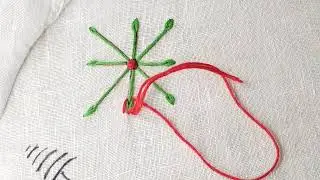 How to do easy embroidery designe . Kivabe atto cute embroidery designe stitch korbe step by step. 