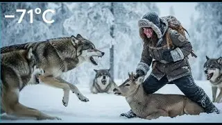 Will She?: Solo Survival in the Frozen Taiga — Woman vs Gray Wolves to Save Her Musk Deer