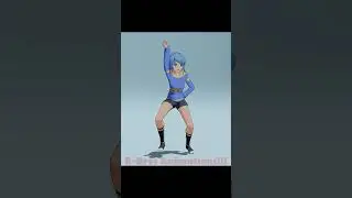 Kyra BYE BYE BYE - NSYNC Blender Dance Animation #deadpool #deadpoolandwolverinemovie #nsync