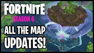 Fortnite Season 6 | Floating Loot Lake, Haunted Castle and much more | ALL MAP SECRETS