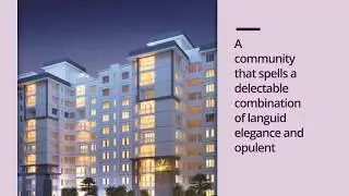 Prestige Fontaine Bleau Apartments in ECC Road,  East Bangalore Call @ 9880269695