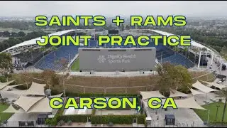 N.O. Saints + L.A. Rams Joint Practice