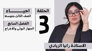 احياء الثالث متوسط |الفصل السابع(الجهاز البولي والاخراج) محاضرة 3- منهج 2026 