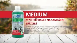 MEDIUM - Myc&iacute; př&iacute;pravek na sanit&aacute;rn&iacute; zař&iacute;zen&iacute;