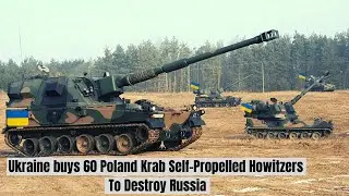 Ukraine Used An Poland KRAB 155mm Self-Propelled Howitzer To Destroy Russia