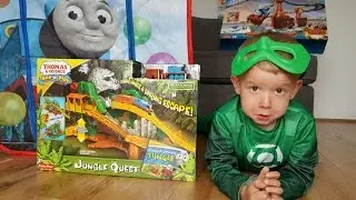 Thomas And Friends Jungle Quest Play Set Giant Thomas Tent Family fun Kids Toys Super hero WOW