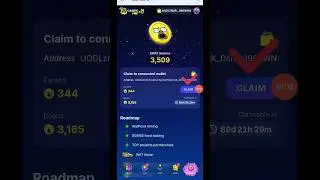 Gamee $WAT Token Claim Option Open Claim Token Now 😁 #gee #wat #airdrop #gasfee #tonkeeper