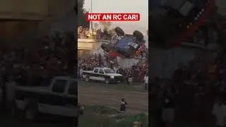 Trophy Truck Does An INSANE Barrel Roll Stunt Baja 1000 #stunt #offroad  #racing