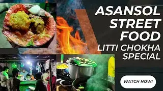 railway station food asansol best litti chokha asansol Street food flying Spv