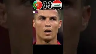 Portugal 🇵🇹 VS 🇮🇶 Iraq | Ronaldo Hattrick 🔥 Imaginary World Cup 2026 #trend #football #ronaldo