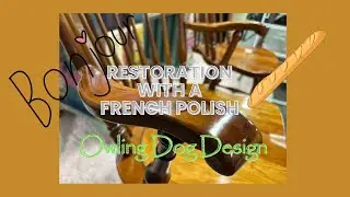 Реставрация стульев Cherry Ethan Allen Windsor #frenchpolish