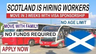 Scotland Is Hiring Foreign Workers In 2025 - Move In 3 Weeks With Visa Sponsorship!