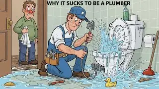 Why it Sucks to be a Plumber ..😨⚠️