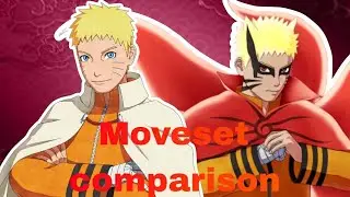 Shinobi Striker | Naruto (Boruto) & Naruto (Baryon Mode) Moveset comparison